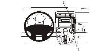 ProClip Monteringsbygel Honda Element 03-12 i gruppen Billjud / Vad passar i min bil / Honda hos BRL Electronics (240HONELE03PROC)