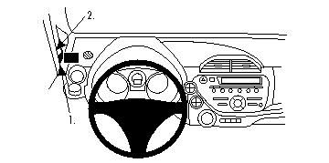 ProClip Monteringsbygel Honda Fit/Honda Jazz 09-14 i gruppen Billjud / Vad passar i min bil / Honda hos BRL Electronics (240HONFIT09PROC)