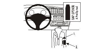 ProClip Monteringsbygel Honda Insight 01-08 i gruppen Billjud / Vad passar i min bil / Honda hos BRL Electronics (240HONINS01PROC)