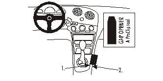 ProClip Monteringsbøyle Hyundai Coupé 97-01 i gruppen Billyd / Hva passer i min bil  / Hyundai / Coupe / Coupe 1996-2001 hos BRL Electronics (240HYUCOU97PROC)