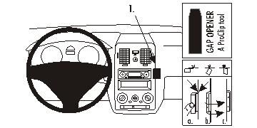 ProClip Monteringsbøyle Hyundai Getz 06-10 i gruppen Billyd / Hva passer i min bil  / Hyundai / Getz / Getz 2002-2009 hos BRL Electronics (240HYUGET06PROC)