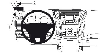 ProClip Monteringsbøyle Hyundai i40 12-15 i gruppen Billyd / Hva passer i min bil  / Hyundai / i40 / i40 2011-2019 hos BRL Electronics (240HYUI4012PROC)