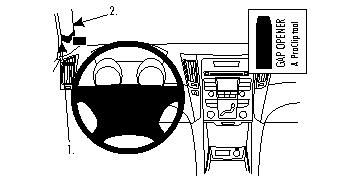 ProClip Monteringsbygel Hyundai Sonata 11-14 i gruppen Billjud / Vad passar i min bil / Hyundai / Sonata / Sonata 2009- hos BRL Electronics (240HYUSON11PROC)