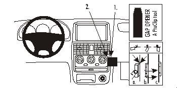 ProClip Monteringsbygel Kia Carens 01-02 i gruppen Billjud / Vad passar i min bil / Kia / Carens / Carens 1998- hos BRL Electronics (240KIACAR01PROC)
