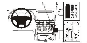 ProClip Monteringsbøyle Kia Carens 01-02 i gruppen Billyd / Hva passer i min bil  / Kia / Carens / Carens 1998- hos BRL Electronics (240KIACAR01PROC)