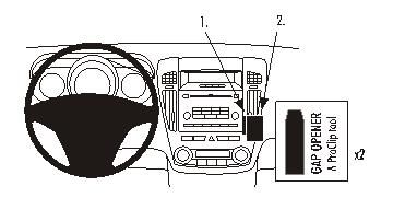 ProClip Monteringsbygel Kia Ceed 07-09 i gruppen Billjud / Vad passar i min bil / Kia / Ceed / Ceed 2006-2009 / Övrigt Ceed 2006-2009 hos BRL Electronics (240KIACEE07PROC)