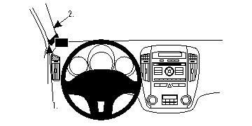 ProClip Monteringsbygel Kia Ceed 10-12 i gruppen Billjud / Vad passar i min bil / Kia / Ceed / Ceed 2009-2012 / Övrigt Ceed 2009-2012 hos BRL Electronics (240KIACEE10PROC)