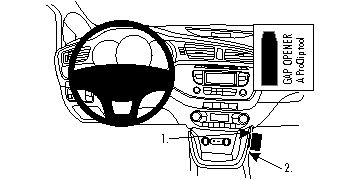 ProClip Monteringsbygel Kia Ceed 12-15 i gruppen Billjud / Vad passar i min bil / Kia / Ceed / Ceed 2012-2018 / Övrigt Ceed 2012-2018 hos BRL Electronics (240KIACEE12PROC)