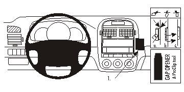 ProClip Monteringsbygel Kia Cerato 05-09 i gruppen Billjud / Vad passar i min bil / Kia / Cerato / Cerato 2004-2009 hos BRL Electronics (240KIACER05PROC)