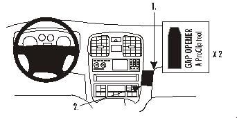 ProClip Monteringsbygel Kia Magentis 01-06 i gruppen Billjud / Vad passar i min bil / Kia / Magentis / Magentis 2005- hos BRL Electronics (240KIAMAG01PROC)