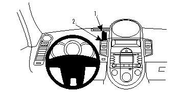 ProClip Monteringsbygel Kia Soul 09-13 i gruppen Billjud / Vad passar i min bil / Kia / Soul / Soul 2011- hos BRL Electronics (240KIASOU09PROC)