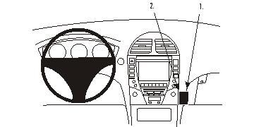 ProClip Monteringsbygel Lexus ES Serie 06-12 i gruppen Billjud / Vad passar i min bil / Lexus hos BRL Electronics (240LEXES06PROC)