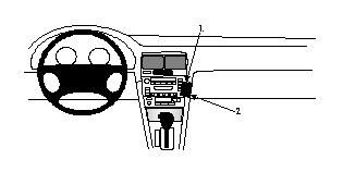 ProClip Monteringsbygel Lexus ES Serie 97-01 i gruppen Billjud / Vad passar i min bil / Lexus hos BRL Electronics (240LEXES97PROC)