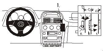 ProClip Monteringsbygel Lexus IS Serie 01-05 i gruppen Billjud / Vad passar i min bil / Lexus hos BRL Electronics (240LEXIS01PROC)