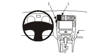 ProClip Monteringsbygel Lexus IS Serie 06-13 i gruppen Billjud / Vad passar i min bil / Lexus hos BRL Electronics (240LEXIS06PROC)