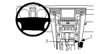 ProClip Monteringsbygel Lexus LX Serie 08-15 i gruppen Billjud / Vad passar i min bil / Lexus hos BRL Electronics (240LEXLX08PROC)