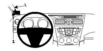 ProClip Monteringsbygel Mazda 5 11-15 i gruppen Billjud / Vad passar i min bil / Mazda / Mazda 5/Premacy / Mazda 5/Premacy 2010- hos BRL Electronics (240MAZ0511PROCLIP)