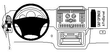 ProClip Monteringsbøyle Mercedes Benz Vito 04-14 i gruppen Billyd / Hva passer i min bil  / Mercedes / Vito / Vito 2014-2023 hos BRL Electronics (240MERVITO04PROC)