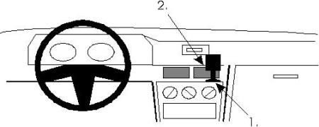 ProClip Monteringsbygel Mitsubishi Galant 88-92 i gruppen Billjud / Vad passar i min bil / Mitsubishi hos BRL Electronics (240MITGAL88PROC)