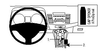 ProClip Monteringsbygel Mitsubishi Lancer 08-15 i gruppen Billjud / Vad passar i min bil / Mitsubishi hos BRL Electronics (240MITLAN08PROC)