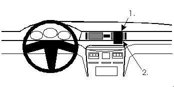 ProClip Monteringsbygel Mitsubishi Sigma 91-96 i gruppen Billjud / Vad passar i min bil / Mitsubishi hos BRL Electronics (240MITSIG91PROC)