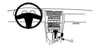 ProClip Monteringsbygel Nissan 200 SX 95-98 i gruppen Billjud / Vad passar i min bil / Nissan / 200 SX hos BRL Electronics (240NIS20095PROC)