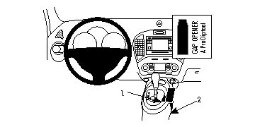 ProClip Monteringsbygel Nissan Juke 11-15, Konsol i gruppen Billjud / Vad passar i min bil / Nissan / Juke hos BRL Electronics (240NISJUK11PROC)