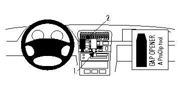 ProClip Monteringsbøyle Nissan Maxima 95-99 i gruppen Billyd / Hva passer i min bil  / Nissan / Maxima hos BRL Electronics (240NISMAX95PROC)