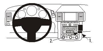 ProClip Monteringsbygel Nissan Murano 03-08 i gruppen Billjud / Vad passar i min bil / Nissan / Murano hos BRL Electronics (240NISMUR03PROC)