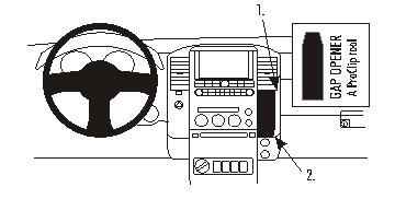 ProClip Monteringsbygel Nissan Navara 06-10/Nissan Pathfinder 05-10 i gruppen Billjud / Vad passar i min bil / Nissan / Navara hos BRL Electronics (240NISNAV06PROC)