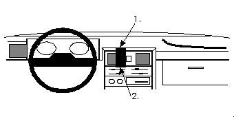 ProClip Monteringsbøyle Nissan Patrol 95-97 i gruppen Billyd / Hva passer i min bil  / Nissan / Patrol hos BRL Electronics (240NISPATR95PROC)