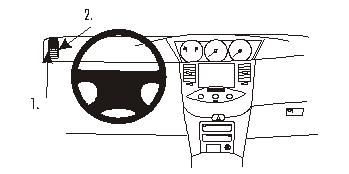 ProClip Monteringsbygel Nissan Primera 02-09 i gruppen Billjud / Vad passar i min bil / Nissan / Primera hos BRL Electronics (240NISPRI02PROC)