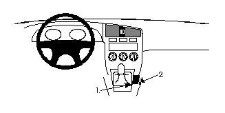 ProClip Monteringsbygel Nissan Primera 96-99 i gruppen Billjud / Vad passar i min bil / Nissan / Primera hos BRL Electronics (240NISPRI96PROC)