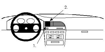 ProClip Monteringsbøyle Nissan Sunny Combi 91-95 i gruppen Billyd / Hva passer i min bil  / Nissan / Sunny hos BRL Electronics (240NISSUNC91PROC)