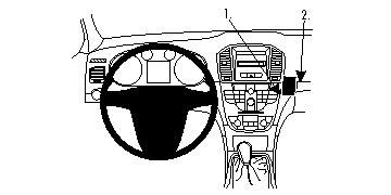 ProClip Monteringsbygel Opel Insignia 09-15 i gruppen Billjud / Vad passar i min bil / Opel / Insignia / Insignia 2008- hos BRL Electronics (240OPEINS09PROC)