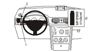 ProClip Monteringsbygel Opel Meriva 03-10 i gruppen Billjud / Vad passar i min bil / Opel / Meriva / Meriva 2002-2010 hos BRL Electronics (240OPEMER03PROC)