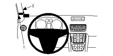 ProClip Monteringsbygel Opel Meriva 11-15 i gruppen Billjud / Vad passar i min bil / Opel / Meriva / Meriva 2010- hos BRL Electronics (240OPEMER11PROC)