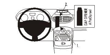 ProClip Monteringsbygel Renault Clio 06-12/Clio Tourer 08-12 i gruppen Billjud / Vad passar i min bil / Renault / Clio / Clio 2009-2013 hos BRL Electronics (240RENCLI06PROC)