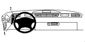 ProClip Monteringsbygel Renault Espace 97-02 i gruppen Billjud / Vad passar i min bil / Renault / Espace hos BRL Electronics (240RENESP97PROC)