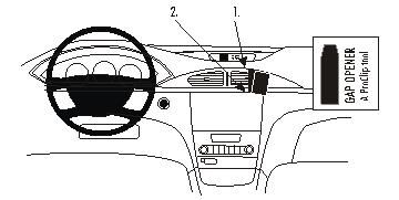 ProClip Monteringsbygel Renault Laguna 05-07 i gruppen Billjud / Vad passar i min bil / Renault / Laguna hos BRL Electronics (240RENLAG05PROC)