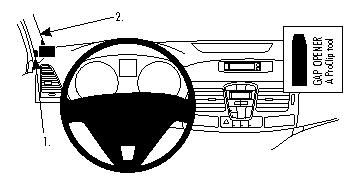 ProClip Monteringsbygel Renault Laguna 08-15 i gruppen Billjud / Vad passar i min bil / Renault / Laguna hos BRL Electronics (240RENLAG08PROC)