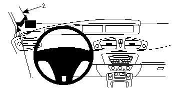 ProClip Monteringsbøyle Renault Scénic 10-15 i gruppen Billyd / Hva passer i min bil  / Renault / Scénic hos BRL Electronics (240RENSCE10PROC)