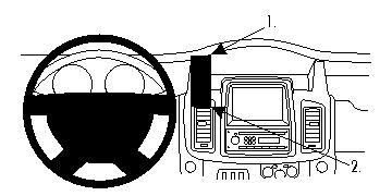 ProClip Monteringsbygel Renault Trafic 11-14 i gruppen Billjud / Vad passar i min bil / Opel / Vivaro / Vivaro 2011- hos BRL Electronics (240RENTRA11PROC)