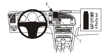 ProClip Monteringsbygel Saab 9-3 03-06 i gruppen Billjud / Vad passar i min bil / SAAB / 9-3 / 9-3 NG 2003-2006 / Övrigt 9-3 NG 2003-2006 hos BRL Electronics (240SAAB933PROCLIP)