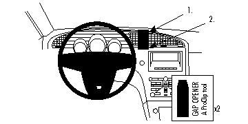 ProClip Monteringsbygel Saab 9-5 11-12 i gruppen Billjud / Vad passar i min bil / SAAB / 9-5 / 9-5 NG 2010-2012 / Övrigt 9-5 NG 2010-2012 hos BRL Electronics (240SAAB951PROCLIP)