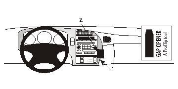 ProClip Monteringsbygel Saab 9-5 06-10 i gruppen Billjud / Vad passar i min bil / SAAB / 9-5 / 9-5 OG 1997-2005 / Övrigt 9-5 OG 1997-2005 hos BRL Electronics (240SAAB956PROCLIP)