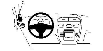 ProClip Monteringsbygel Seat Altea 04-14/Altea XL 08-15/Toledo 04-09 i gruppen Billjud / Vad passar i min bil / Seat / Altea hos BRL Electronics (240SEAALT04PROC)