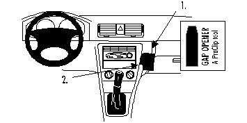 ProClip Monteringsbygel Skoda Octavia 99-06 i gruppen Billjud / Vad passar i min bil / Skoda / Skoda Octavia / Skoda Octavia 1998-2004 hos BRL Electronics (240SKOOCT99PROC)