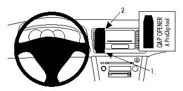 ProClip Monteringsbygel Subaru Outback/Legacy 04-09 i gruppen Billjud / Vad passar i min bil / Subaru hos BRL Electronics (240SUBOUT04PROCL)