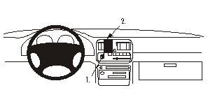 ProClip Monteringsbygel Subaru Outback 95-98 i gruppen Billjud / Vad passar i min bil / Subaru hos BRL Electronics (240SUBOUT95PROCL)
